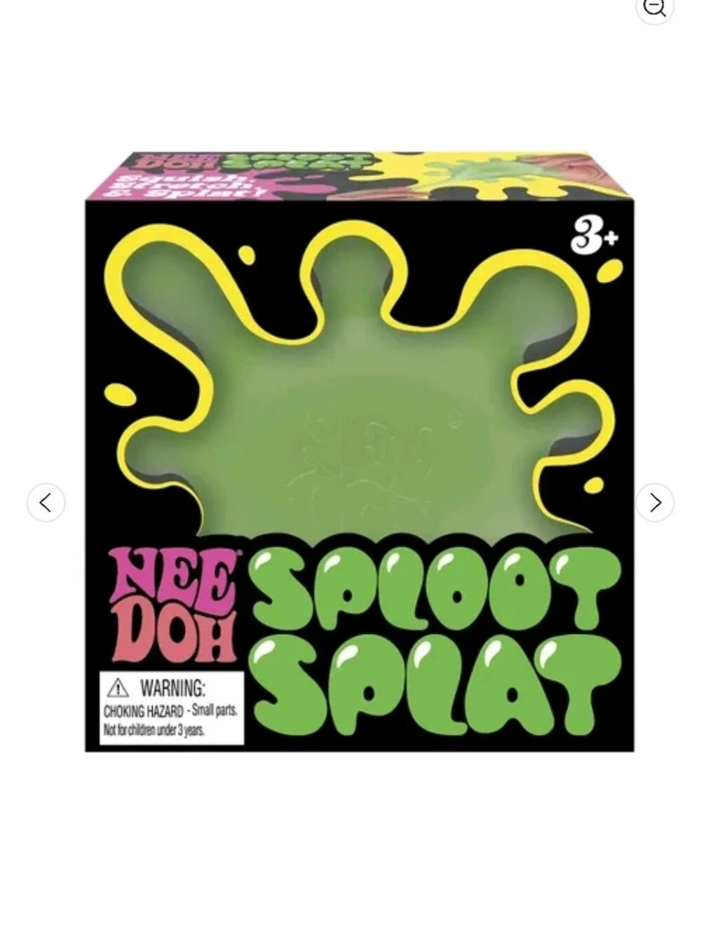 NeeDoh SplootSplat Green Schylling Sensory Fidget Squishy NEW Sealed